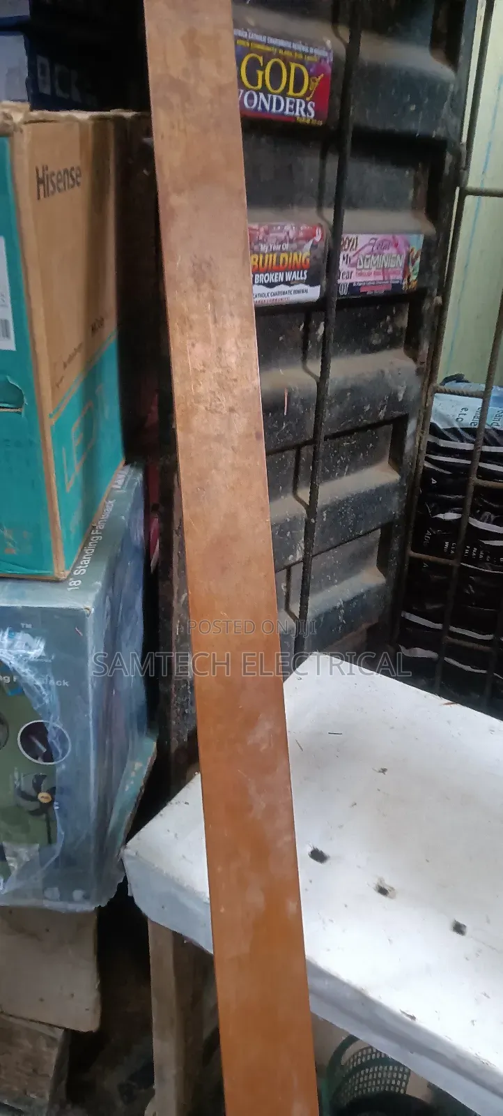 100 by 10 Copper Bars