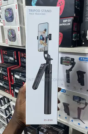 Auto Face Tracking Quadrapod 360 Rotation Tripod Stand