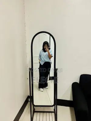 Standing Mirror Black Color