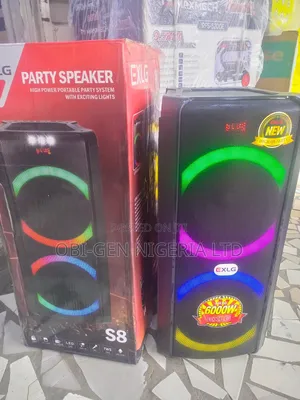 Exlg Party Speaker S8 Delivers A 6,000w P.M.P.O. Set