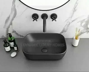 England Matte Black Countertop Wash Hand Basin