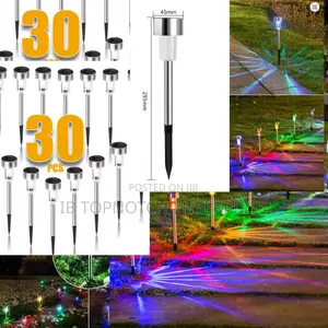 Design Your Dream Garden, Lawn: 60 Multi-Color Solar Lights