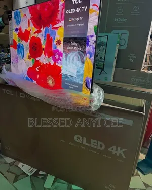 New TCL 75" Qled Smart Tvbluetooth Netflix Youtube (75p7k