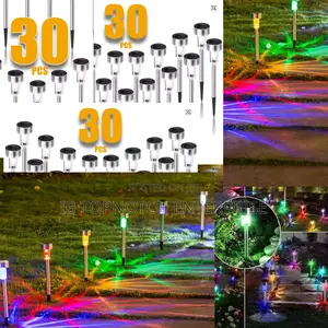 Light Up Your Nights: Get 90 Multi-Color Solar Garden Lights