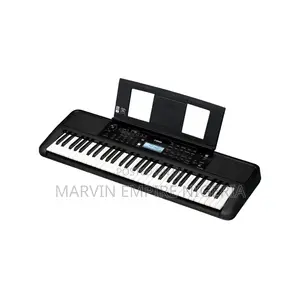 Yamaha PSR E383 Touch-Sensitive Portable Keyboard _ Adapter