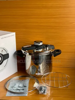 Steampunk 9l Manual Pressure Cooker With 2 Cover, Easy Open.