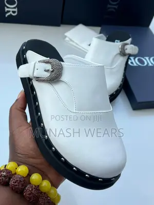 Dior Mule Stone Sided Buckle