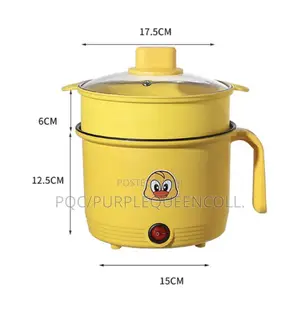 Electric Cooking Hot Pot With Steamer