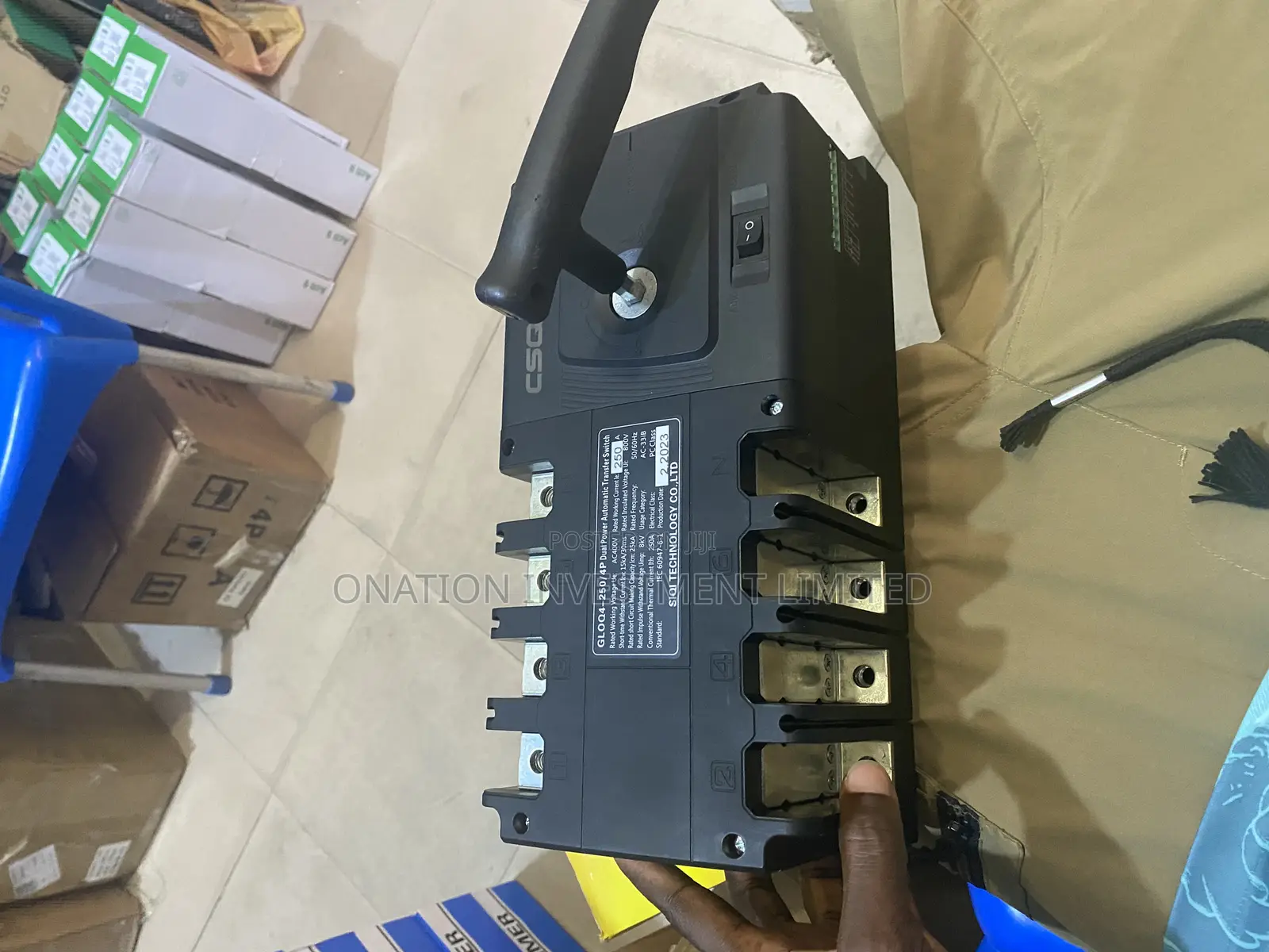 250a 4p Industrial Automatic Changeover Switch CSQ