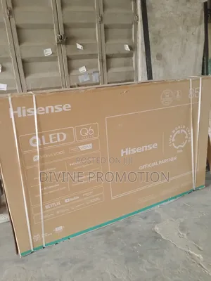 85" Qled Hisense Smart Tv, Clear Picture, Black Color