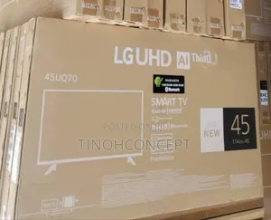 Lg Smart Television 45 Inches With Bluetooth, Frameless
