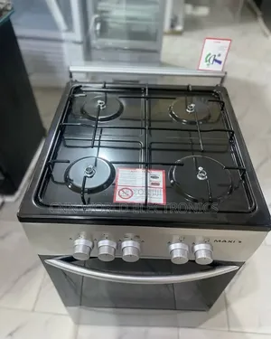 New Maxi Standing Gas Cooker 4 Burners Oven 50 By 50 1year