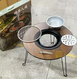 High Quality Steel Foldable Charcoal Barbecue Grill Table