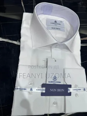 Classic Pure Cotton White Color Shirt