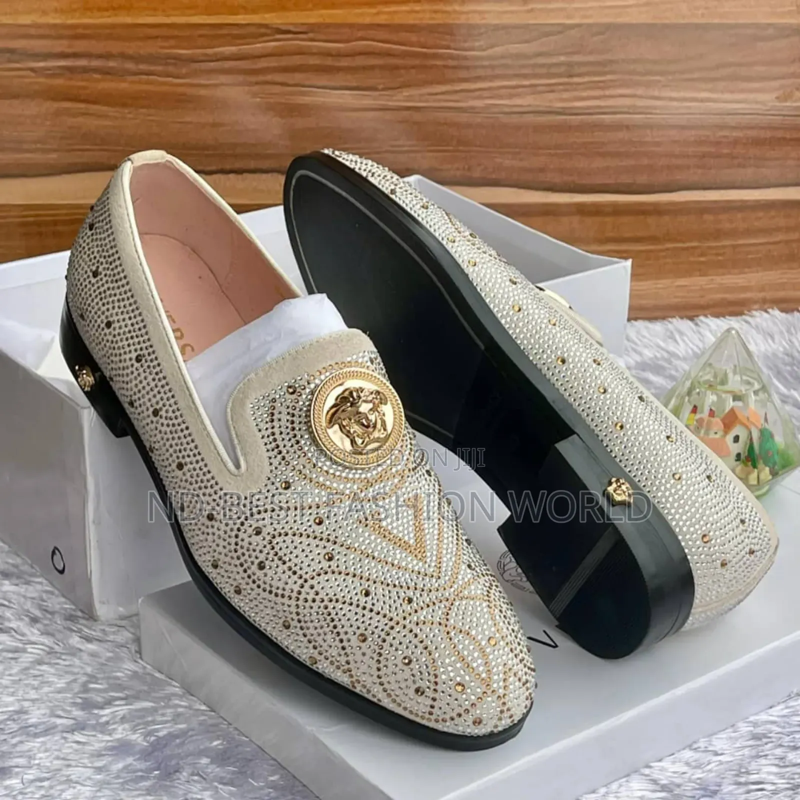 White Versace Luxury Shoe