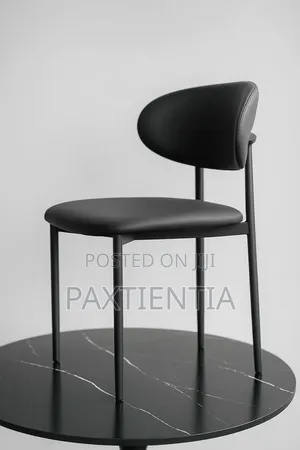 Modern Minimalist Black Dining Chair