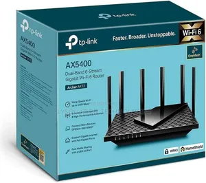 Tp-Link Ax5400 Dual Band Gigabit Wi-Fi 6 Router Archer Ax73