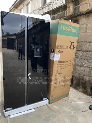 Hisense Side-by-Side Fridge–529l Capacity, Water Dispenser