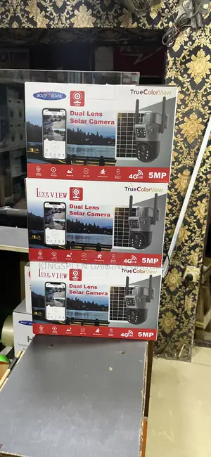 4g Solar Dual Camera V380 App 5mp