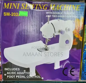 Mini Sewing Machine With Foot Pedal – 2 Speed, Double Thread