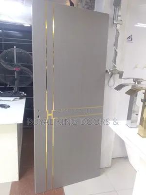 Turkey White and Gray HDF Wooden Room Doors