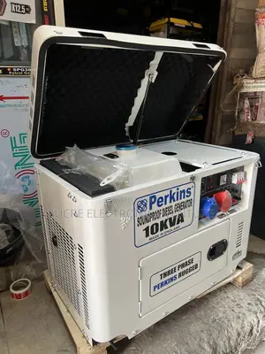 New 10/10.5kva Perkins Diesel Soundproof Generator (Copper)