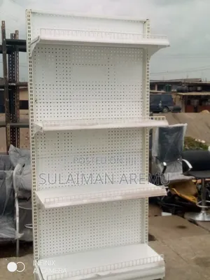 White Supermarket Shelve Neat Used