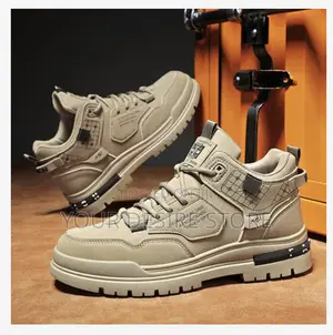 Mens Classic High Top Shoes Sneaker Thick Sole Casual Shoe