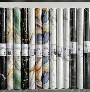 Kitchen Wall Stickers Vinyl Marble Self Wallpaper Waterproof
