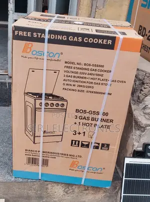 Original Boscon (3 Gas, 1 Electric) Standing Gas Cooker