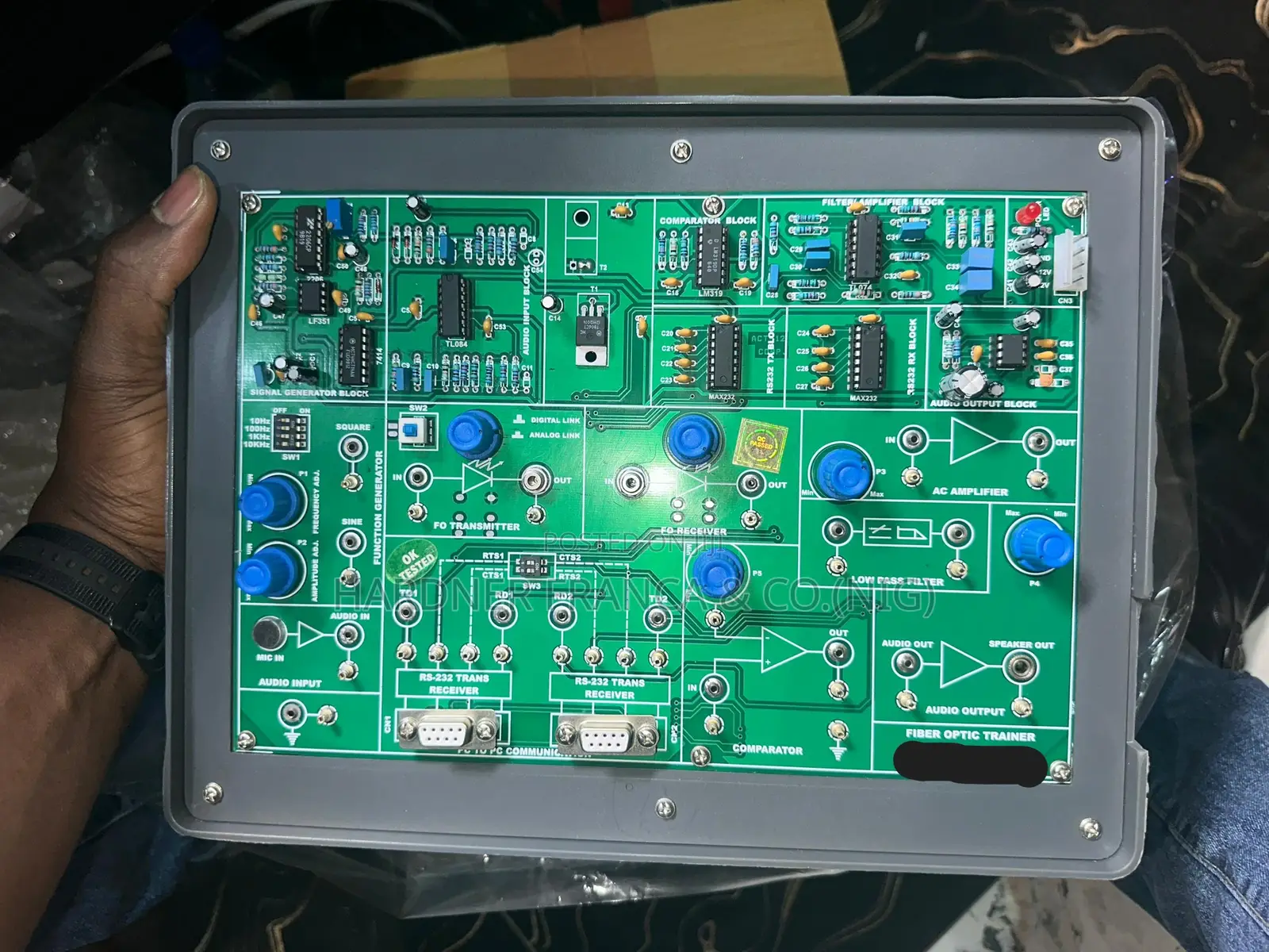 Fiber Optic Communication Trainer