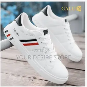 Galuin Galuin Men's Slip on Sneakers Driving Shoes - White