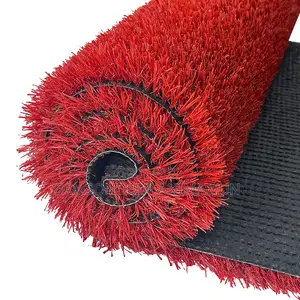 Top Grade Red Artificial Grass