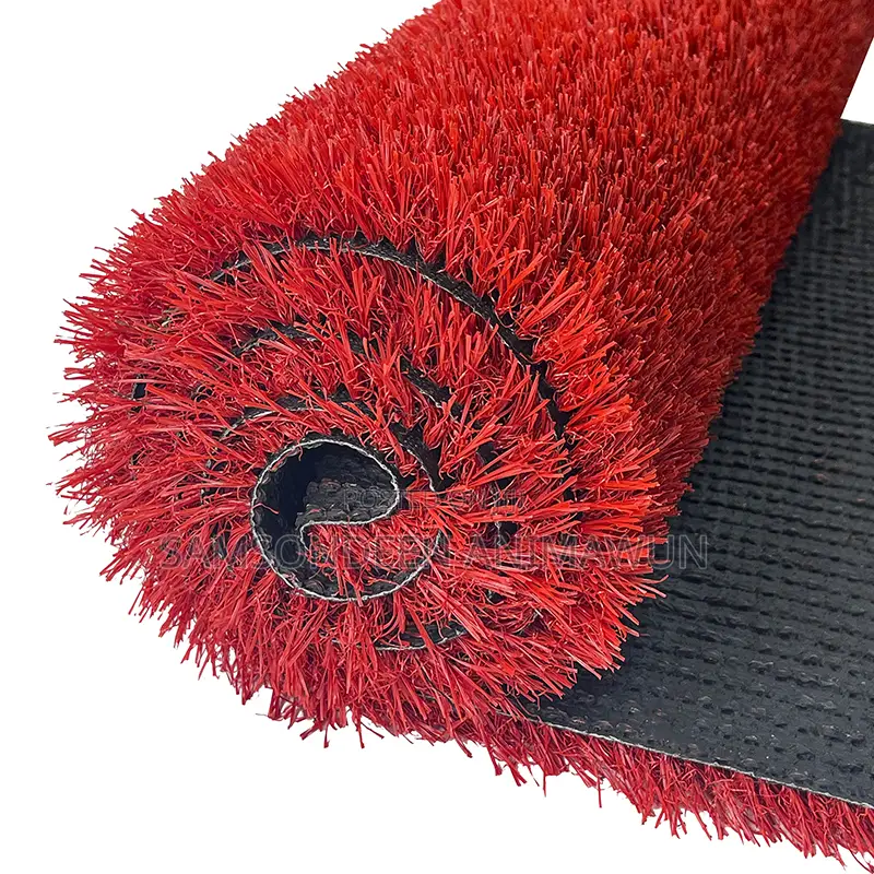 Top Grade Red Artificial Grass