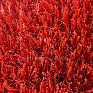 Top Grade Red Artificial Grass