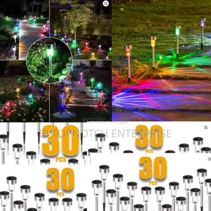 You Won't Believe Your Eyes: 120pcs Multi-Color Solar Lights