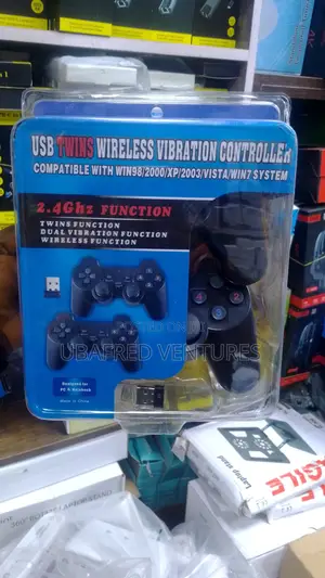 Double Wireless Game Pad – Black