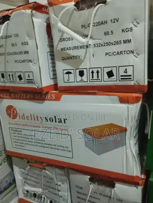 220ah/12v Pidelity Solar Gel Battery