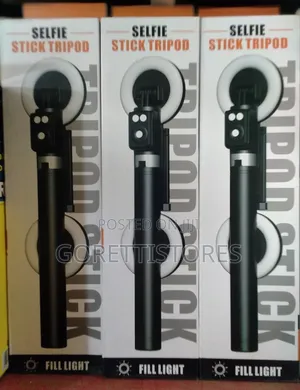Selfie Stick Tripod With Ring Light