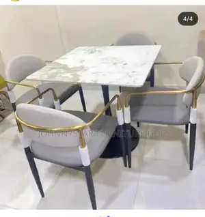 Supermax 4 Restaurant Chairs With Table