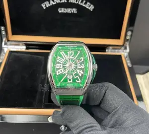 Frank Muller Green and Red Face Wristwatch Available for Men