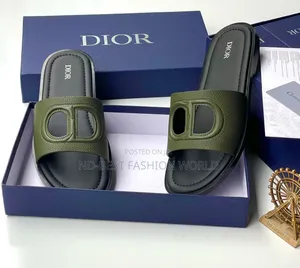 Dior Leather Slippers
