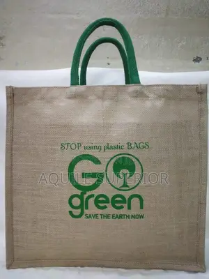 Printed Jute Bag for Community Outreach''