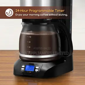 Aigostar Programmable Filter Coffee Machine With Anti-Drip