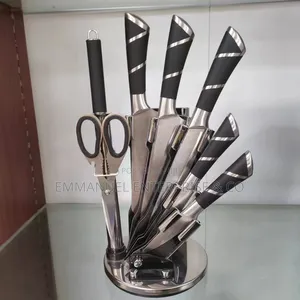 Knife Set With 360 Rotating Stand