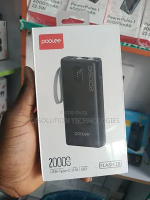 Poolee Flash 2.0 20000mah Power Bank