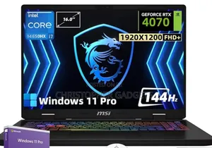 New Laptop MSI Crosshair 15 B12U 16GB Intel Core I7 SSD 1T
