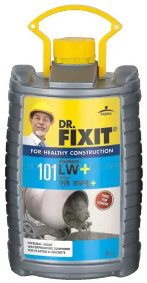 5lt Dr Fixit Waterproof for Resistance of Water Penetration