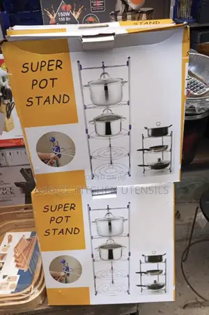 The Super Pot Stand Is a Durable and Space-Saving Kitchen