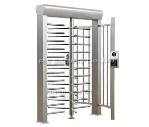 Full Height Turnstile Gate Card Reader Entrance Barrier